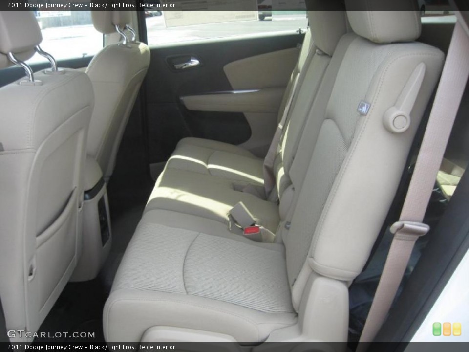 Black/Light Frost Beige Interior Photo for the 2011 Dodge Journey Crew #46161753