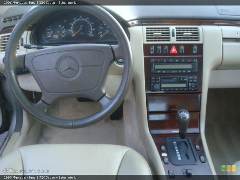 Beige Interior Dashboard for the 1996 Mercedes-Benz E 320 Sedan #46161804