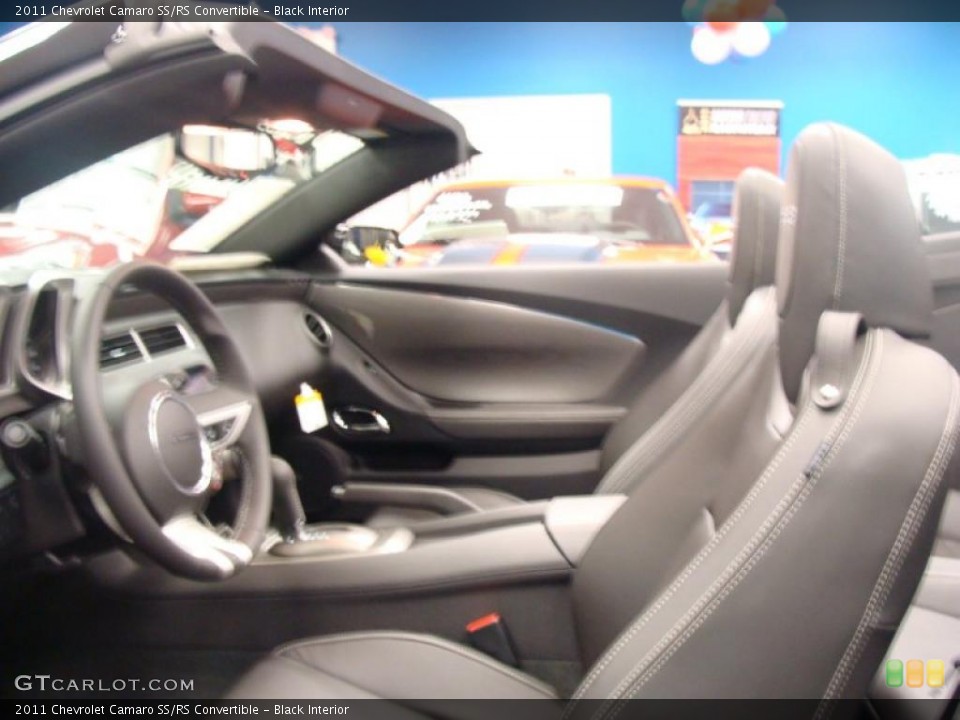 Black Interior Photo for the 2011 Chevrolet Camaro SS/RS Convertible #46162764