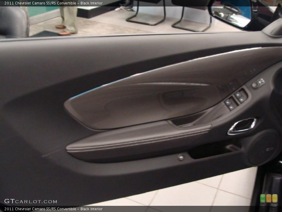 Black Interior Door Panel for the 2011 Chevrolet Camaro SS/RS Convertible #46162773