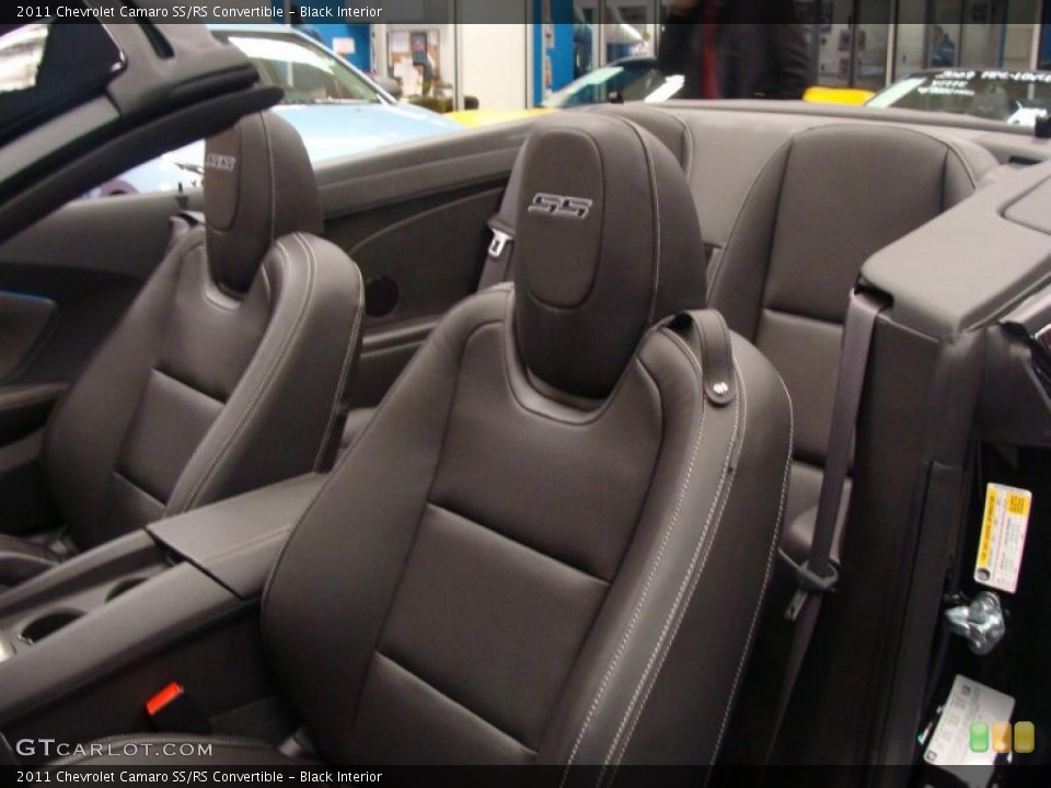 Black Interior Photo for the 2011 Chevrolet Camaro SS/RS Convertible #46162782