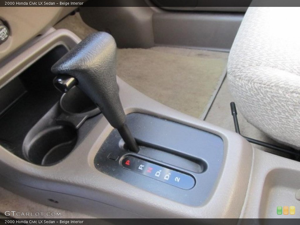 Beige Interior Transmission for the 2000 Honda Civic LX Sedan #46163061