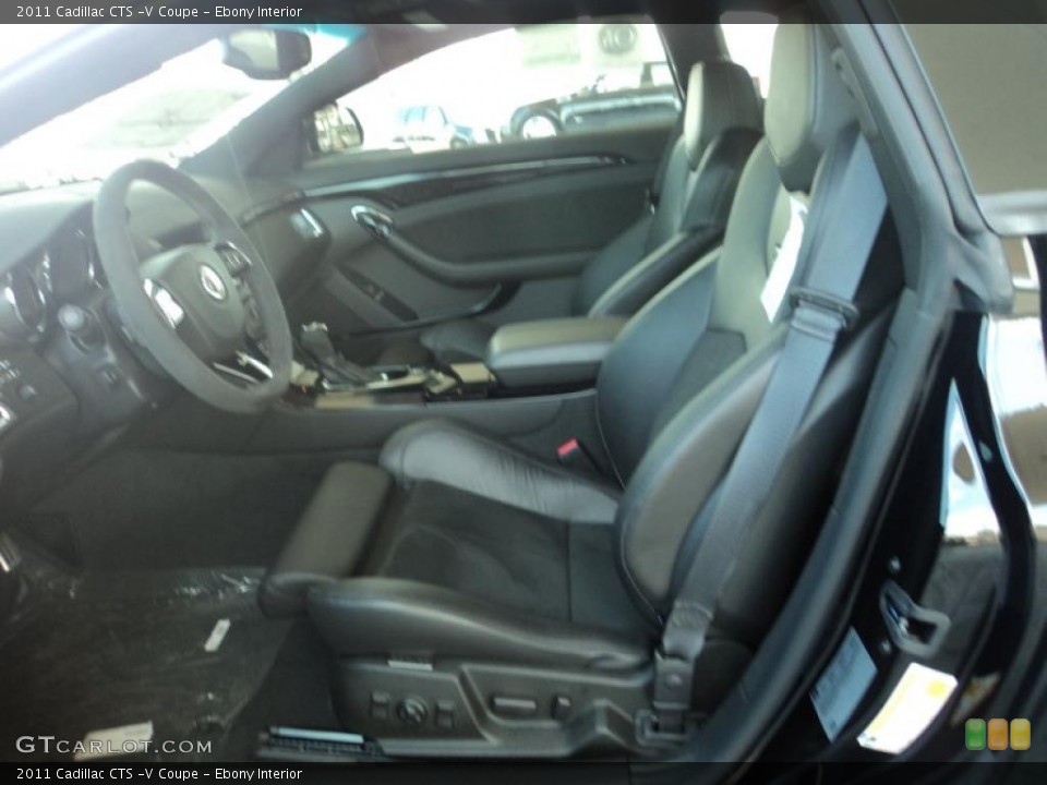 Ebony Interior Photo for the 2011 Cadillac CTS -V Coupe #46163514