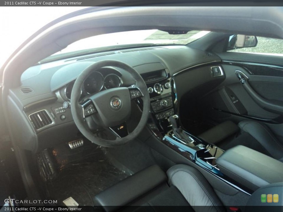 Ebony Interior Prime Interior for the 2011 Cadillac CTS -V Coupe #46163526