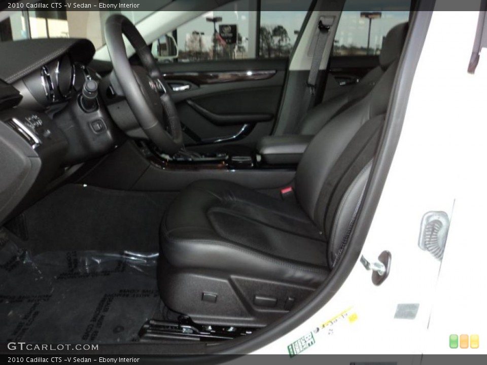 Ebony Interior Photo for the 2010 Cadillac CTS -V Sedan #46164047
