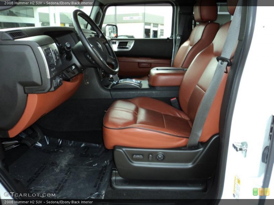 Sedona/Ebony Black Interior Photo for the 2008 Hummer H2 SUV #46164240
