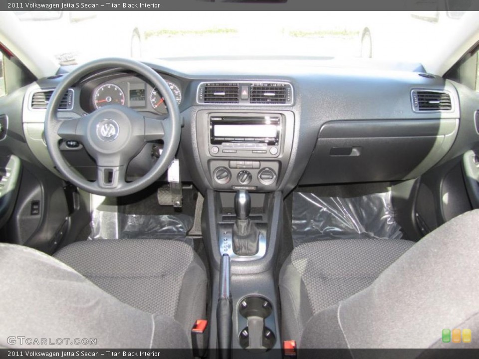 Titan Black Interior Photo for the 2011 Volkswagen Jetta S Sedan #46164882