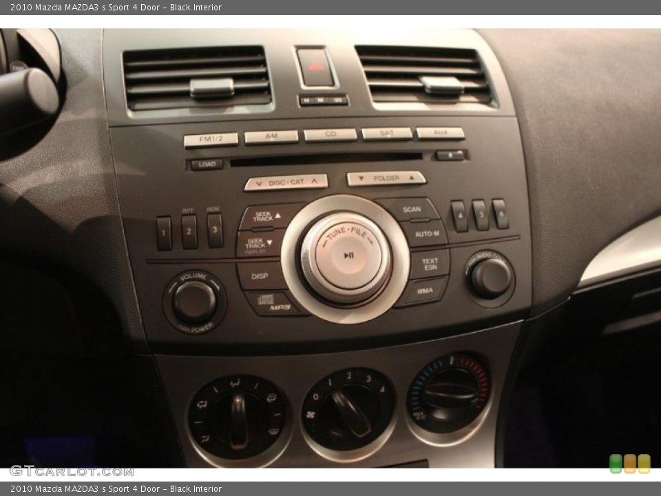 Black Interior Controls for the 2010 Mazda MAZDA3 s Sport 4 Door #46164888