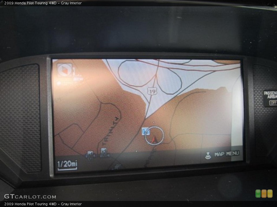 Gray Interior Navigation for the 2009 Honda Pilot Touring 4WD #46165295