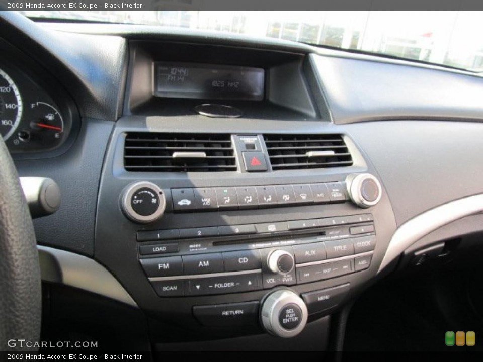 Black Interior Controls for the 2009 Honda Accord EX Coupe #46165492