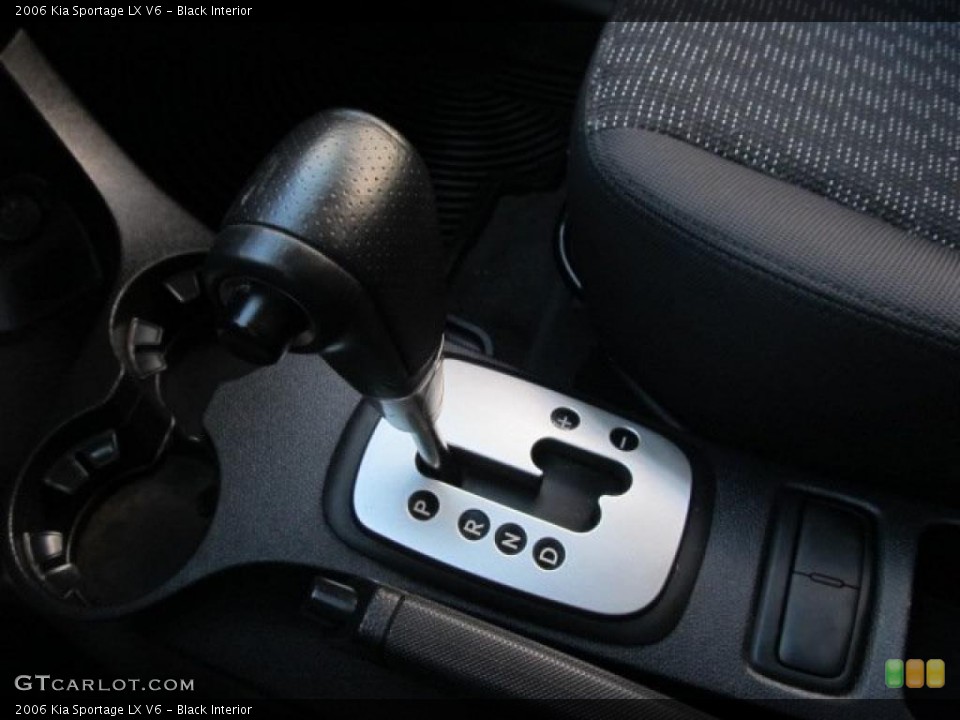 Black Interior Transmission for the 2006 Kia Sportage LX V6 #46167917
