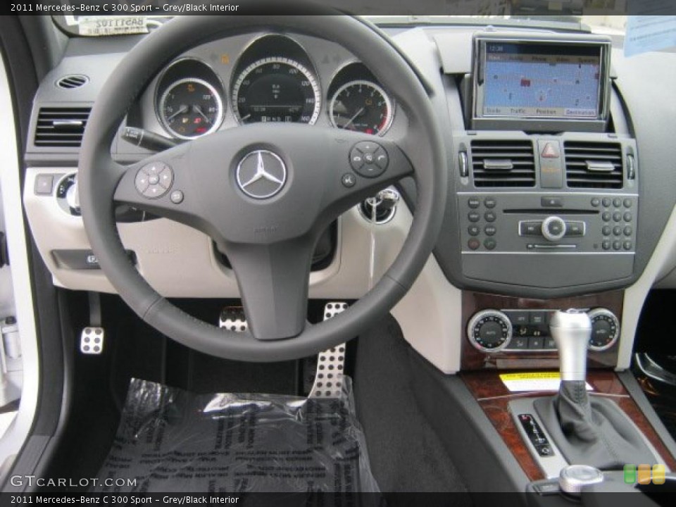 Grey/Black Interior Dashboard for the 2011 Mercedes-Benz C 300 Sport #46168740