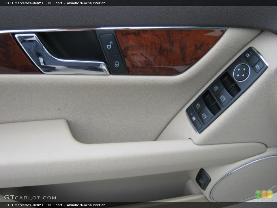 Almond/Mocha Interior Door Panel for the 2011 Mercedes-Benz C 300 Sport #46168761