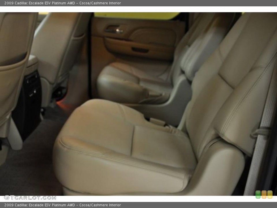Cocoa/Cashmere Interior Photo for the 2009 Cadillac Escalade ESV Platinum AWD #46168955