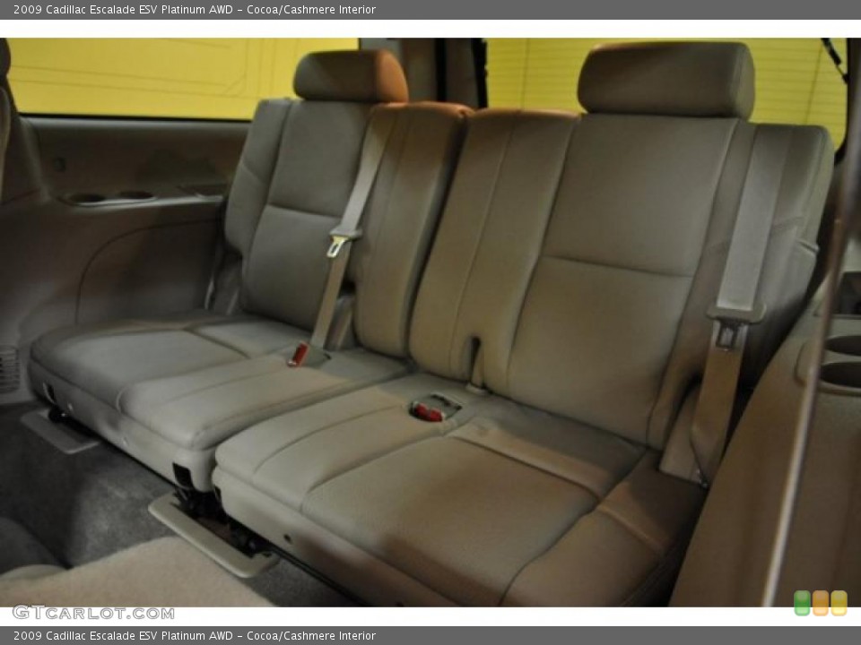 Cocoa/Cashmere Interior Photo for the 2009 Cadillac Escalade ESV Platinum AWD #46168961