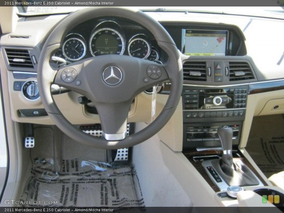 Almond/Mocha Interior Dashboard for the 2011 Mercedes-Benz E 350 Cabriolet #46168976