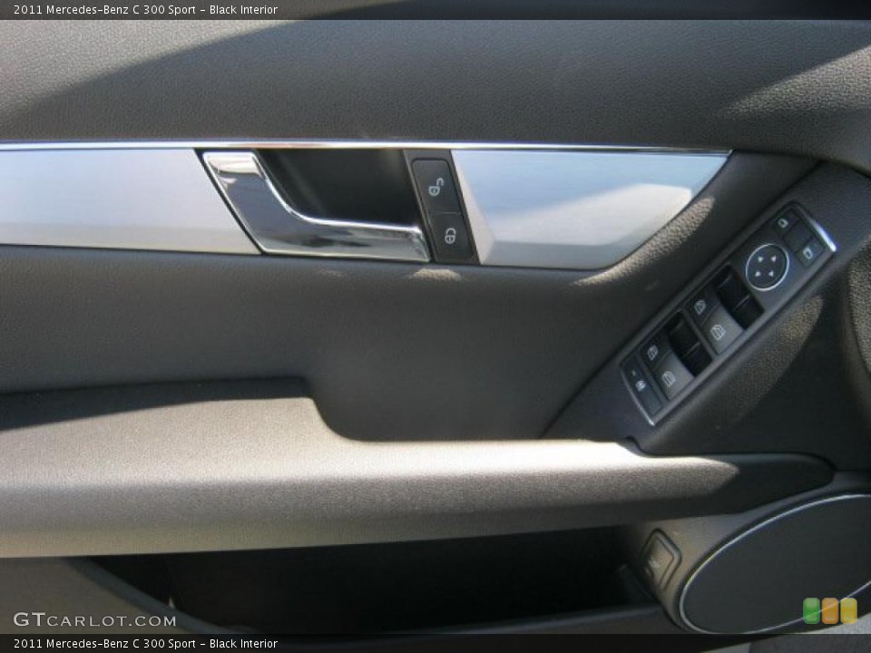 Black Interior Door Panel for the 2011 Mercedes-Benz C 300 Sport #46169082