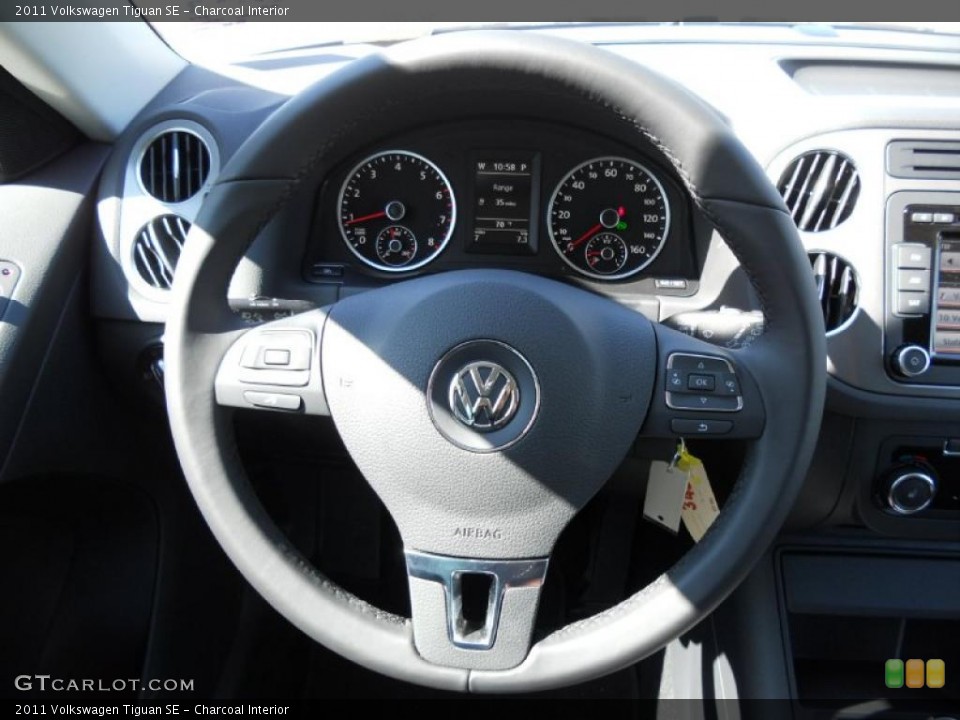 Charcoal Interior Gauges for the 2011 Volkswagen Tiguan SE #46169618