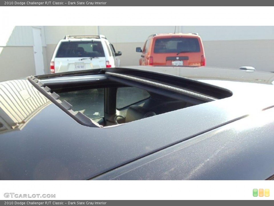 Dark Slate Gray Interior Sunroof for the 2010 Dodge Challenger R/T Classic #46169789