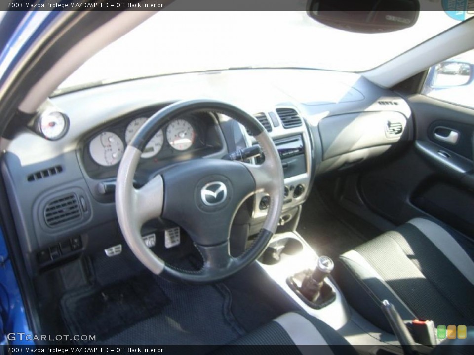 Off Black Interior Dashboard for the 2003 Mazda Protege MAZDASPEED #46170929