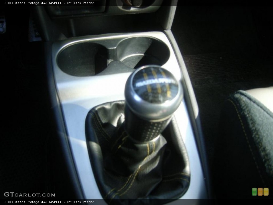Off Black Interior Transmission for the 2003 Mazda Protege MAZDASPEED #46170944