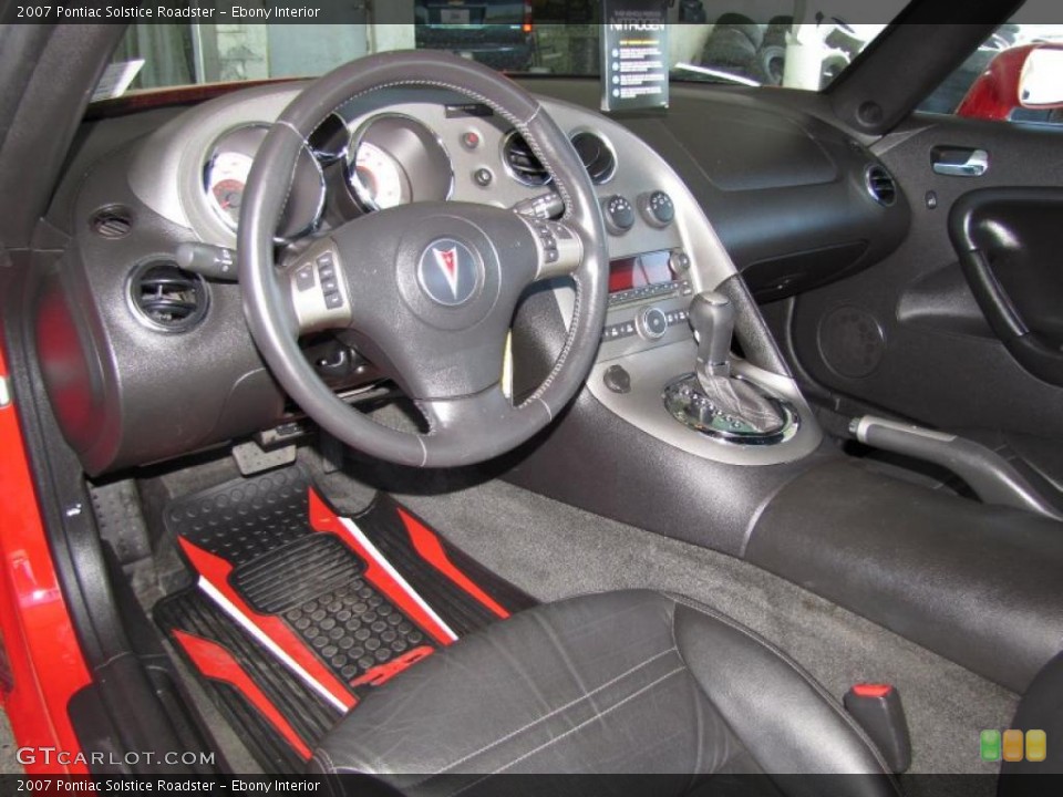 Ebony Interior Prime Interior for the 2007 Pontiac Solstice Roadster #46173461