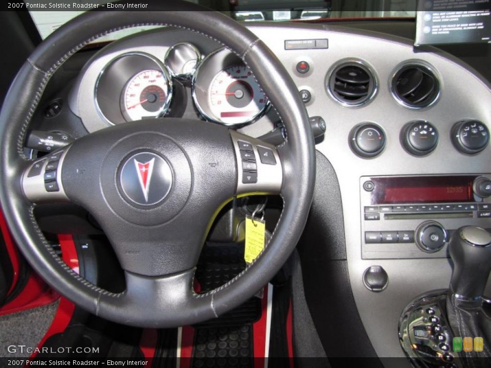 Ebony Interior Dashboard for the 2007 Pontiac Solstice Roadster #46173464