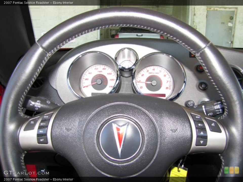 Ebony Interior Steering Wheel for the 2007 Pontiac Solstice Roadster #46173467