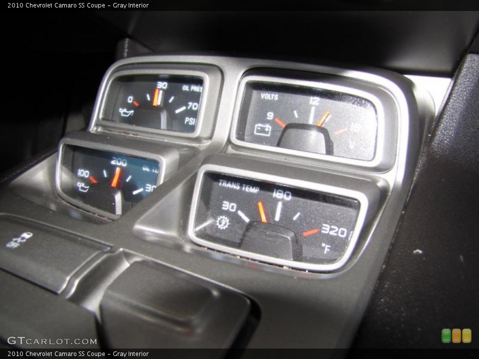 Gray Interior Gauges for the 2010 Chevrolet Camaro SS Coupe #46173545