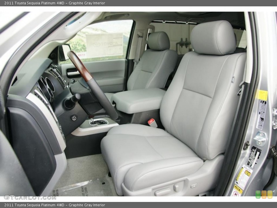 Graphite Gray Interior Photo for the 2011 Toyota Sequoia Platinum 4WD #46174554
