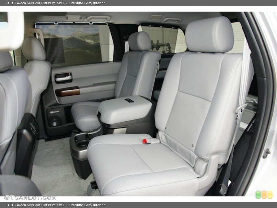 Graphite Gray Interior Photo for the 2011 Toyota Sequoia Platinum 4WD #46174563