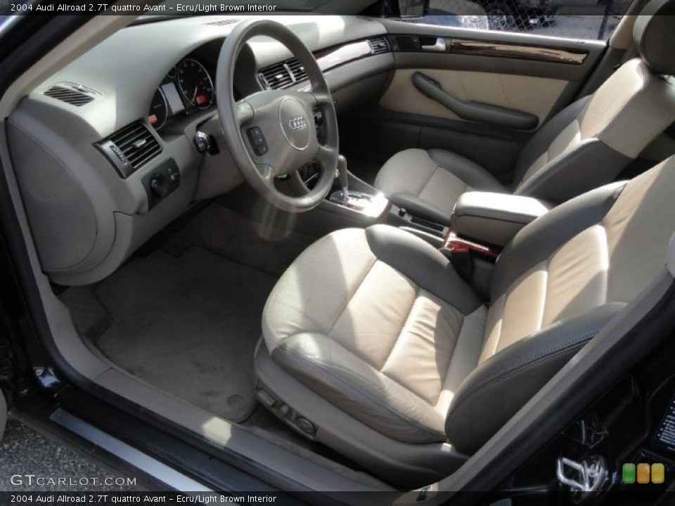 Ecru/Light Brown Interior Photo for the 2004 Audi Allroad 2.7T quattro Avant #46175004