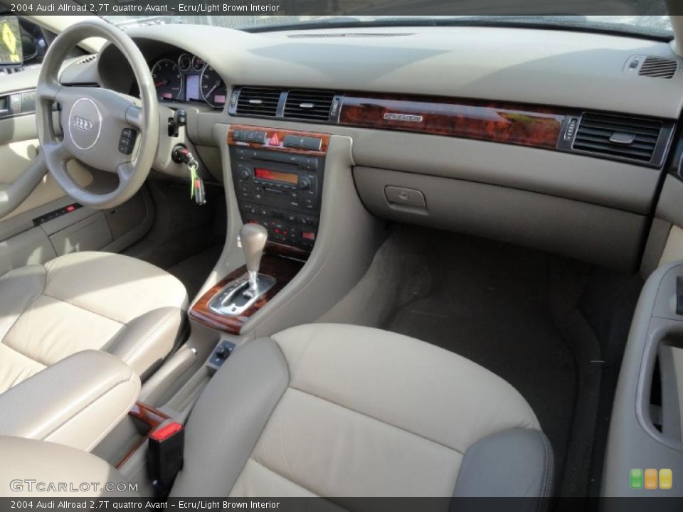 Ecru/Light Brown Interior Dashboard for the 2004 Audi Allroad 2.7T quattro Avant #46175097