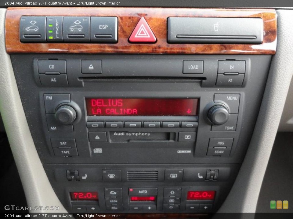 Ecru/Light Brown Interior Controls for the 2004 Audi Allroad 2.7T quattro Avant #46175106
