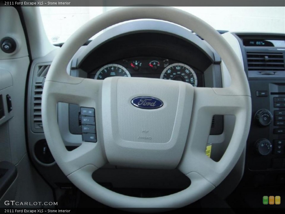 Stone Interior Steering Wheel for the 2011 Ford Escape XLS #46175223