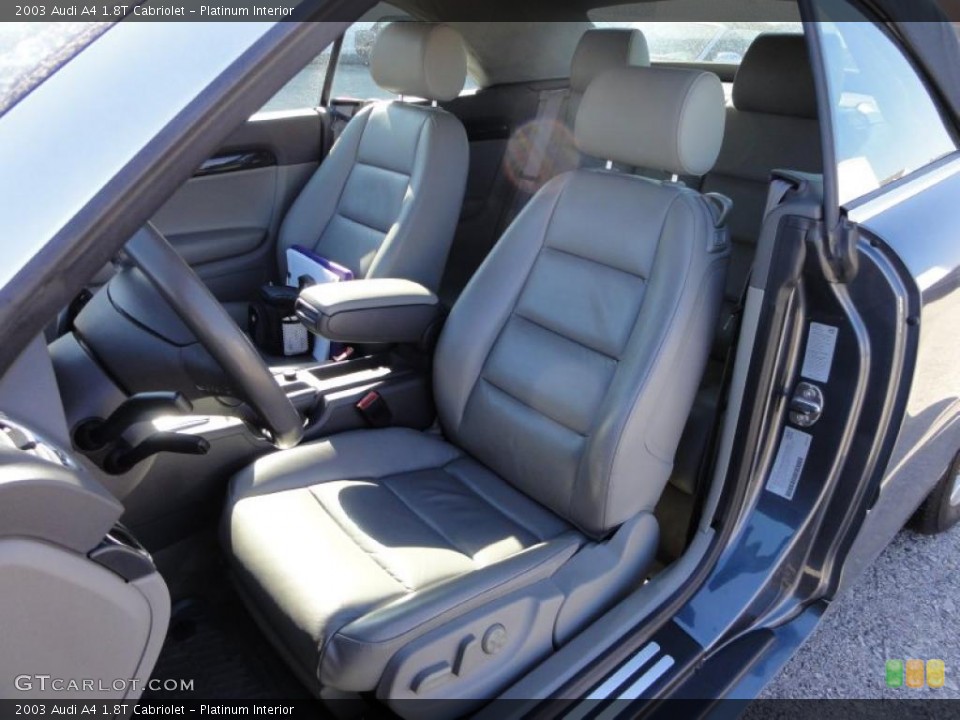 Platinum Interior Photo for the 2003 Audi A4 1.8T Cabriolet #46178952
