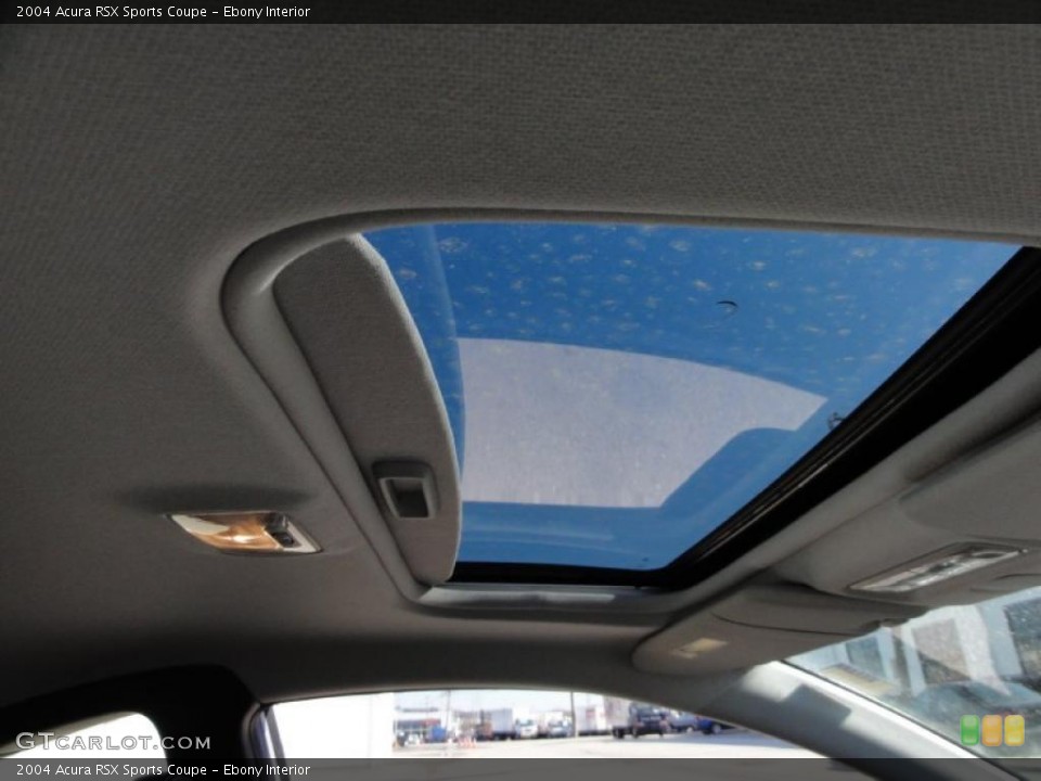Ebony Interior Sunroof for the 2004 Acura RSX Sports Coupe #46180548