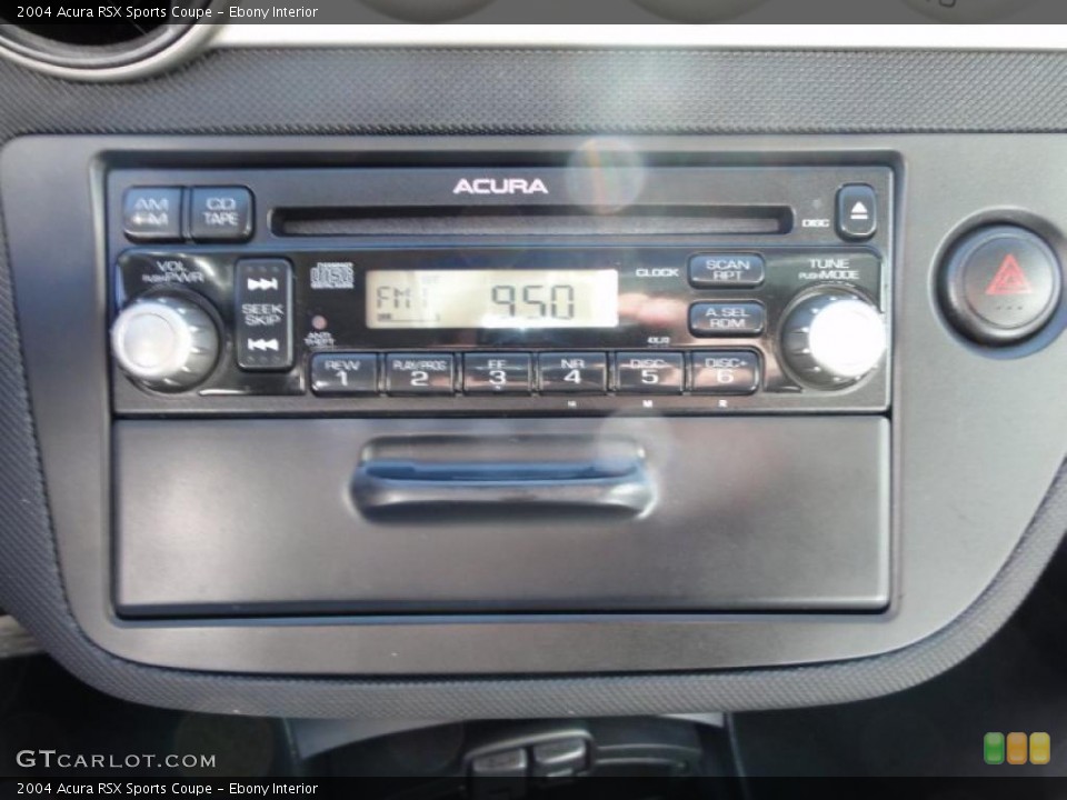 Ebony Interior Controls for the 2004 Acura RSX Sports Coupe #46180605
