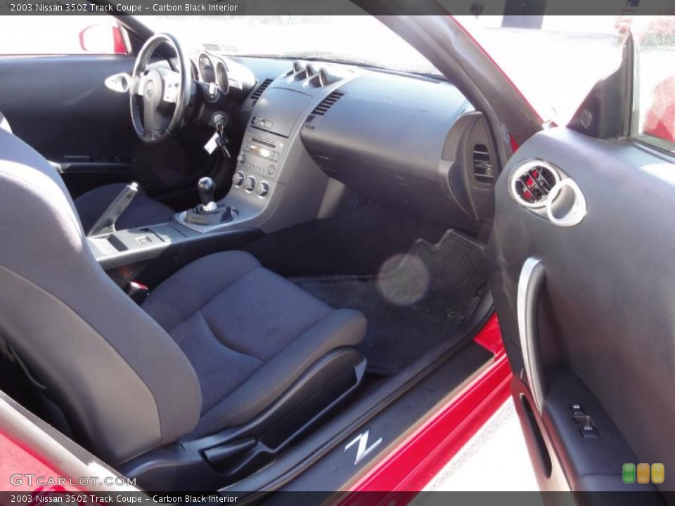 Carbon Black Interior Photo for the 2003 Nissan 350Z Track Coupe #46180839