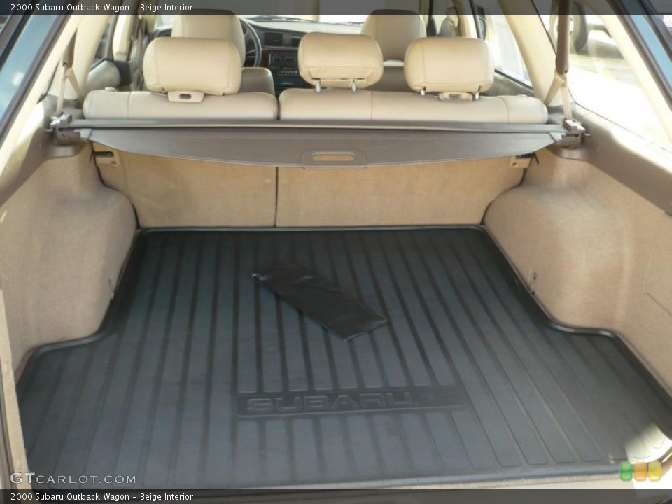 Beige Interior Trunk for the 2000 Subaru Outback Wagon #46181442
