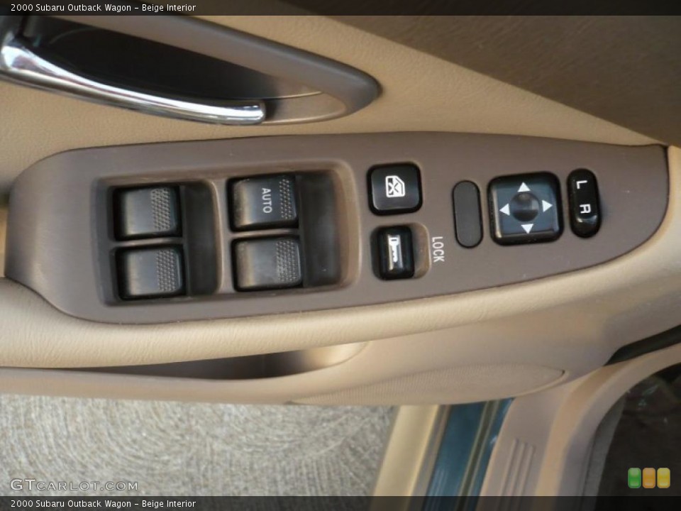 Beige Interior Controls for the 2000 Subaru Outback Wagon #46181475