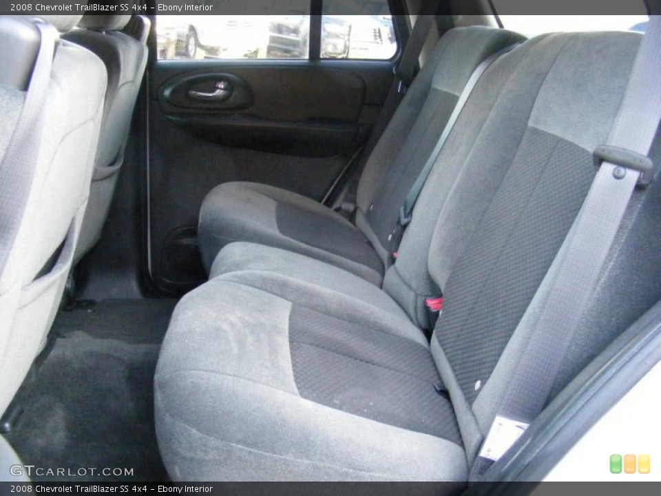 Ebony Interior Photo for the 2008 Chevrolet TrailBlazer SS 4x4 #46182240