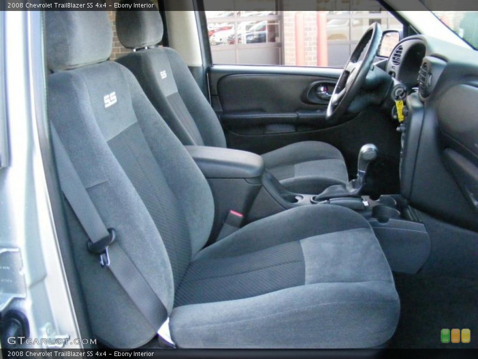 Ebony Interior Photo for the 2008 Chevrolet TrailBlazer SS 4x4 #46182246