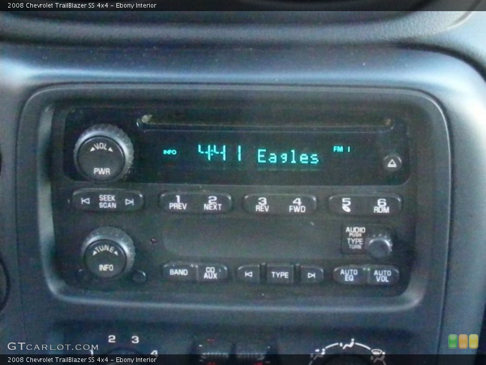 Ebony Interior Controls for the 2008 Chevrolet TrailBlazer SS 4x4 #46182267