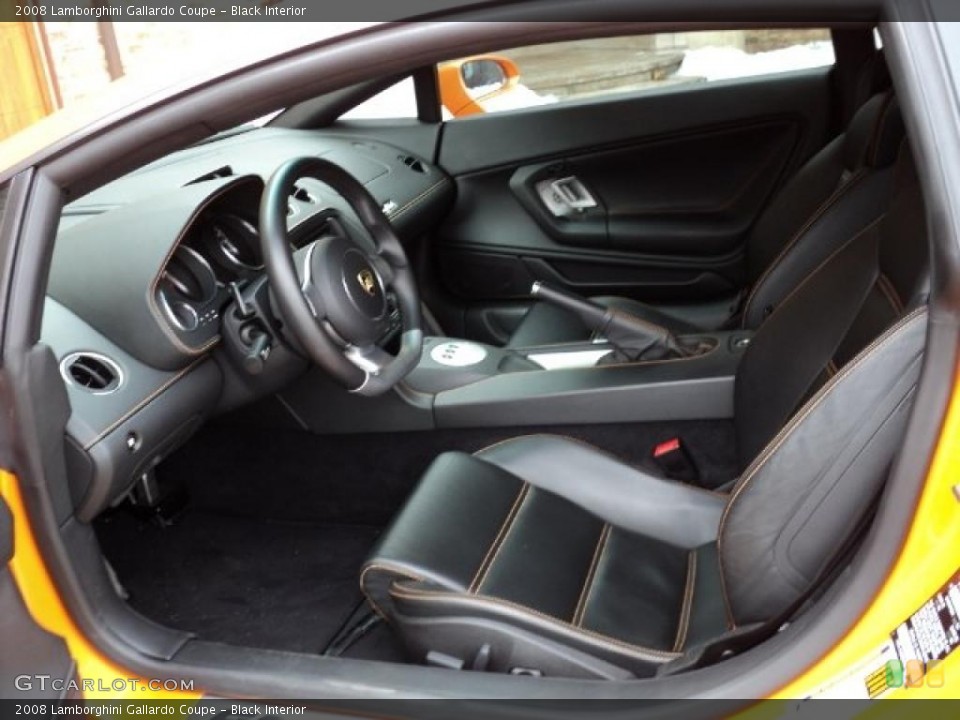 Black Interior Photo for the 2008 Lamborghini Gallardo Coupe #46185792