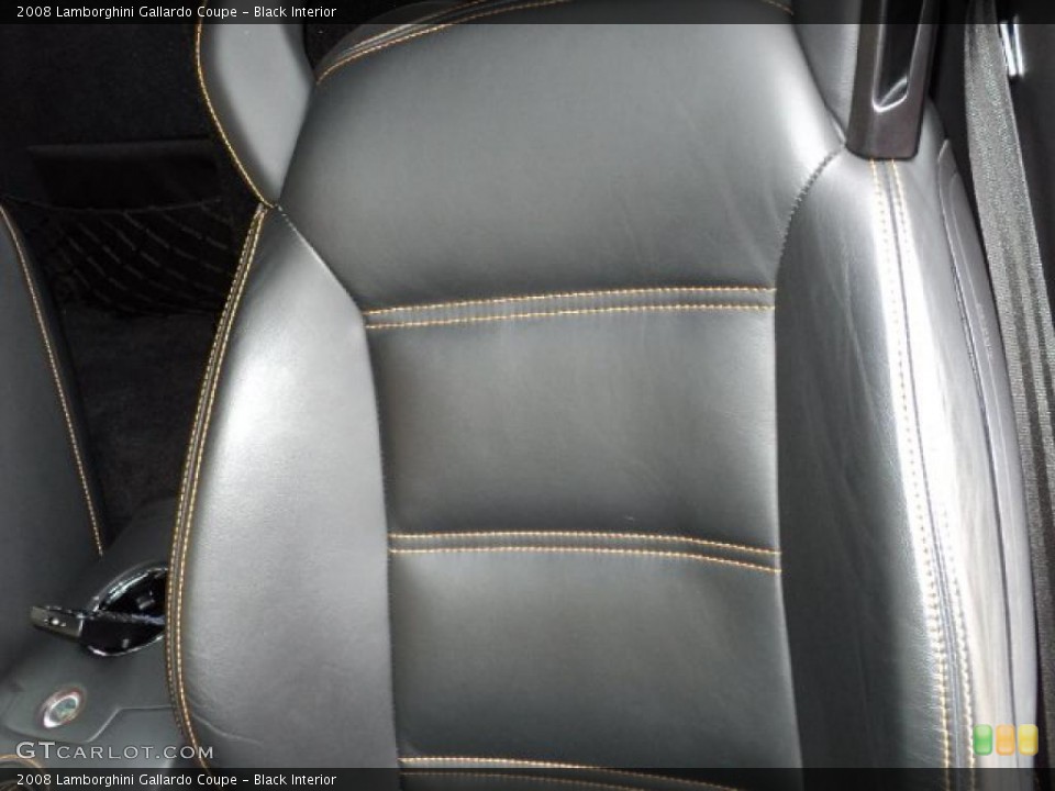 Black Interior Photo for the 2008 Lamborghini Gallardo Coupe #46185813