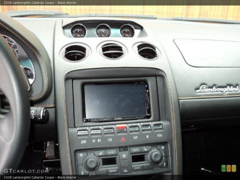 Black Interior Controls for the 2008 Lamborghini Gallardo Coupe #46185828
