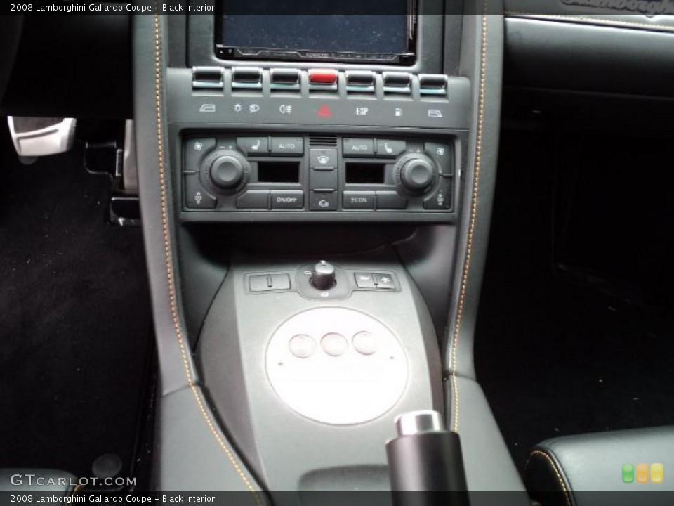 Black Interior Controls for the 2008 Lamborghini Gallardo Coupe #46185843