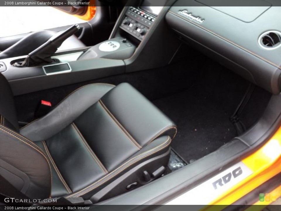 Black Interior Photo for the 2008 Lamborghini Gallardo Coupe #46185897