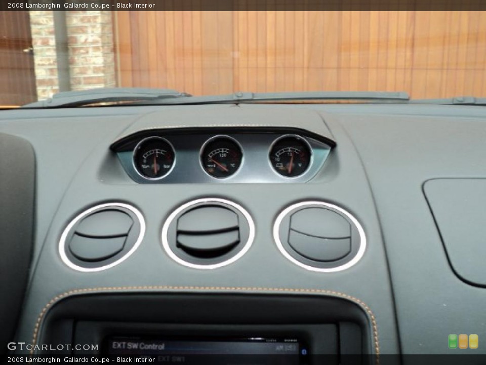 Black Interior Controls for the 2008 Lamborghini Gallardo Coupe #46186089